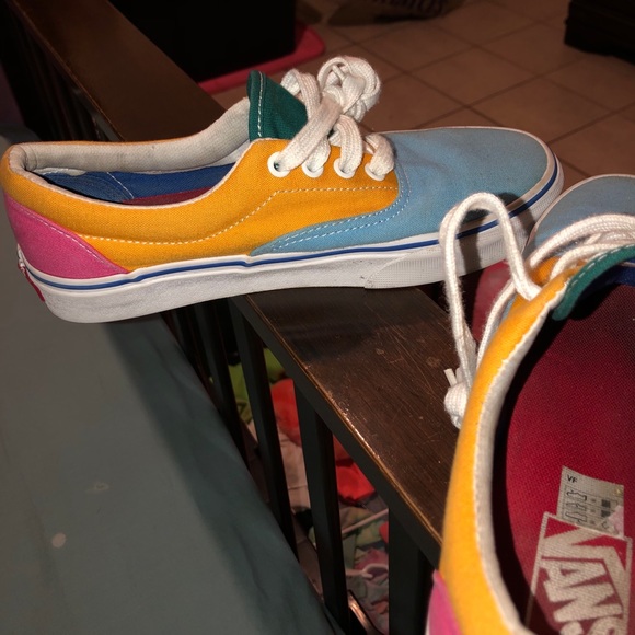 Multi Colored Vans Size 6 - Picture 3 of 6